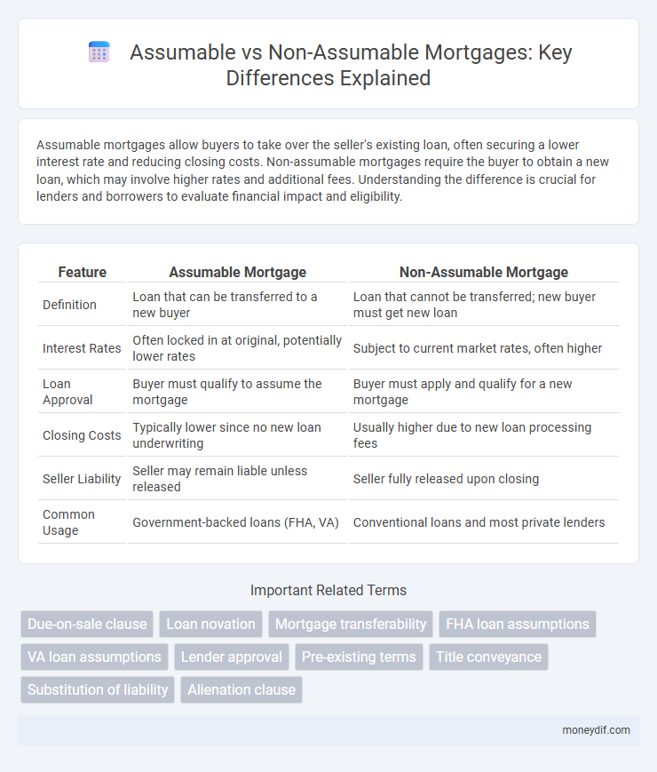 Assumable vs Non-Assumable Mortgages: Key Differences Explained