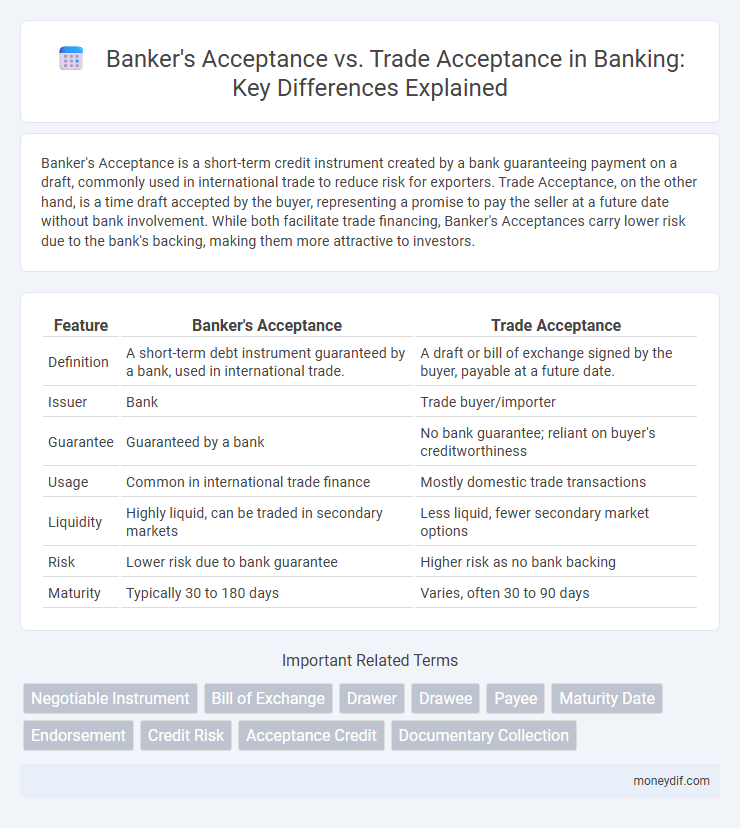 Banker's Acceptance vs. Trade Acceptance in Banking: Key Differences Explained