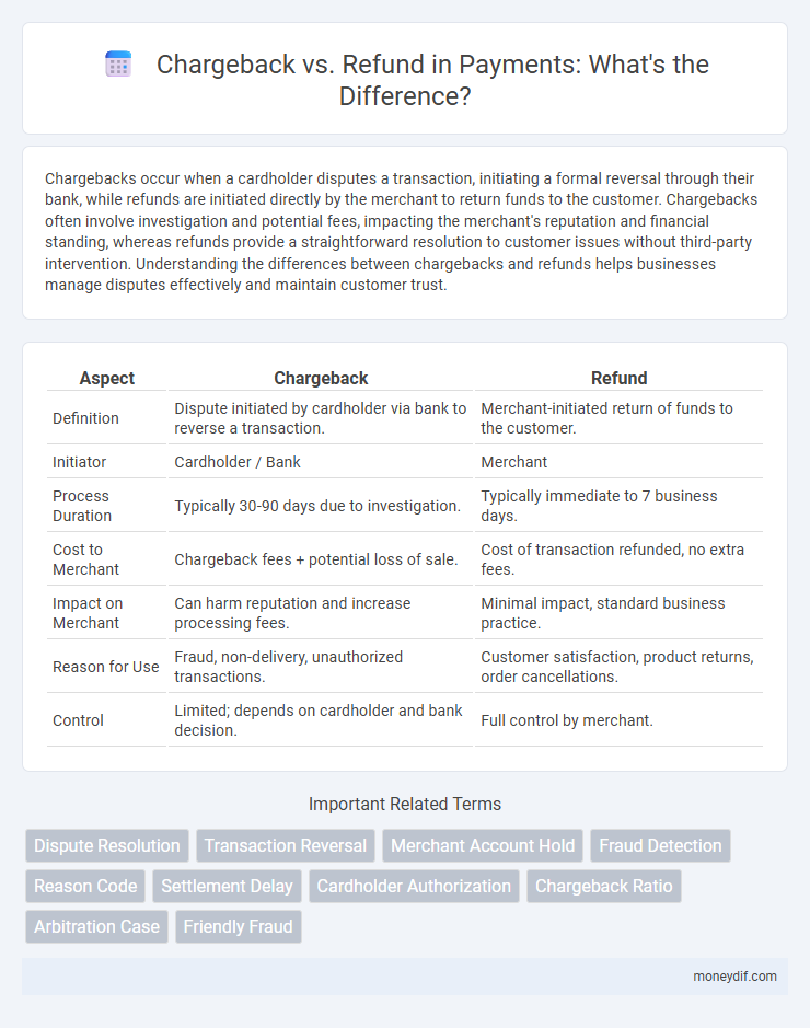 Chargeback vs. Refund in Payments: What's the Difference?