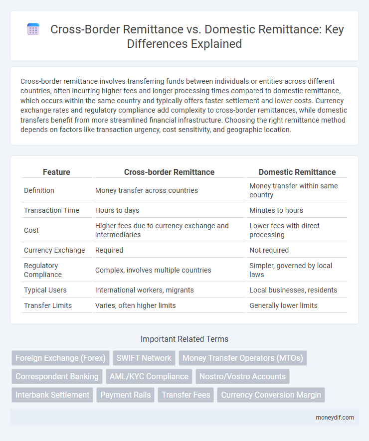 Cross-Border Remittance vs. Domestic Remittance: Key Differences Explained