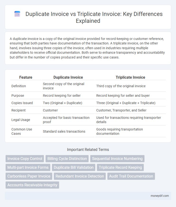Duplicate Invoice vs Triplicate Invoice: Key Differences Explained