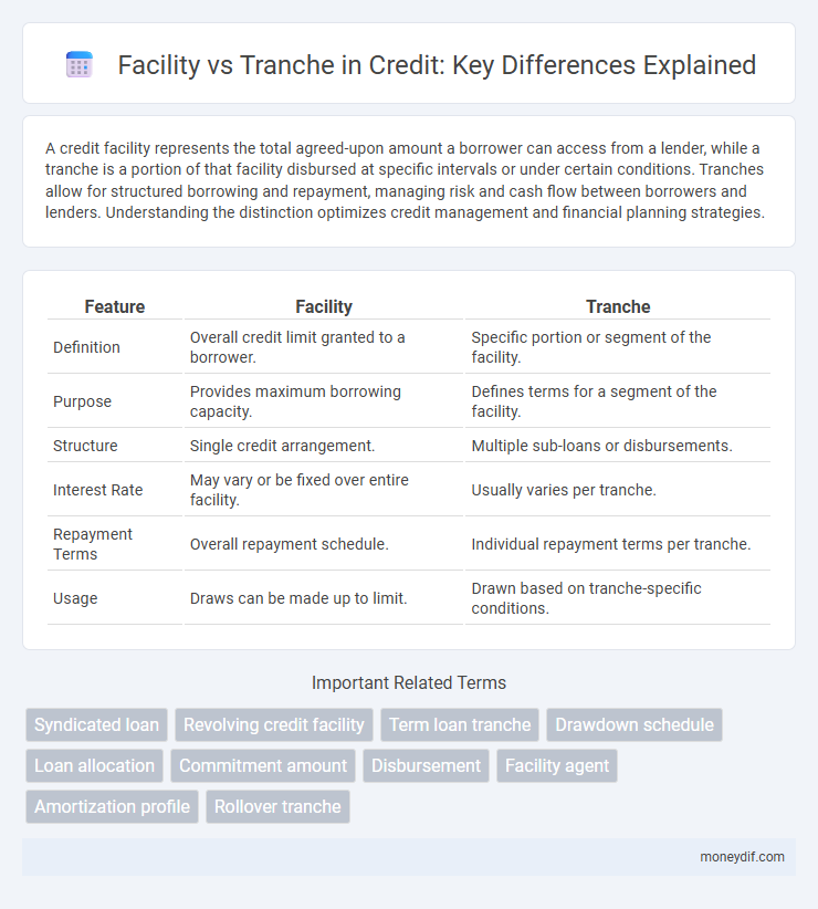 Facility vs Tranche in Credit: Key Differences Explained