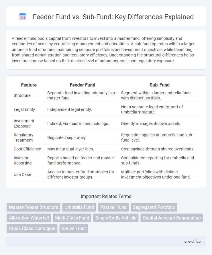 Feeder Fund vs. Sub-Fund: Key Differences Explained