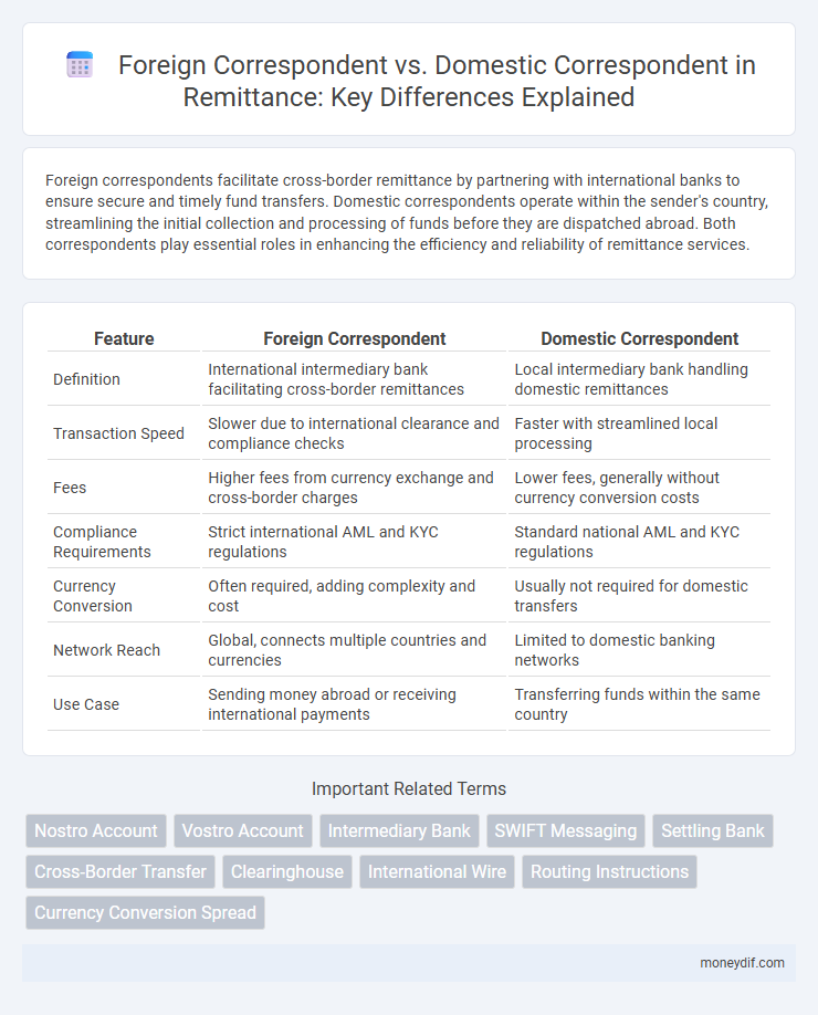 Foreign Correspondent vs. Domestic Correspondent in Remittance: Key Differences Explained