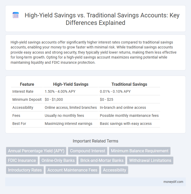 High-Yield Savings vs. Traditional Savings Accounts: Key Differences Explained