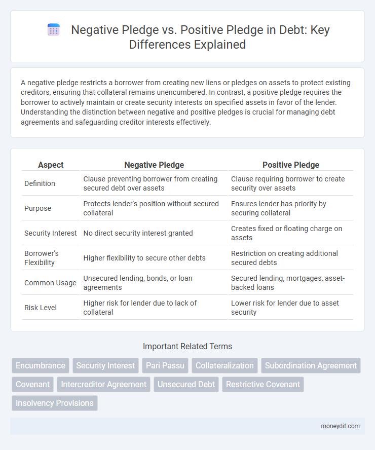 Negative Pledge vs. Positive Pledge in Debt: Key Differences Explained
