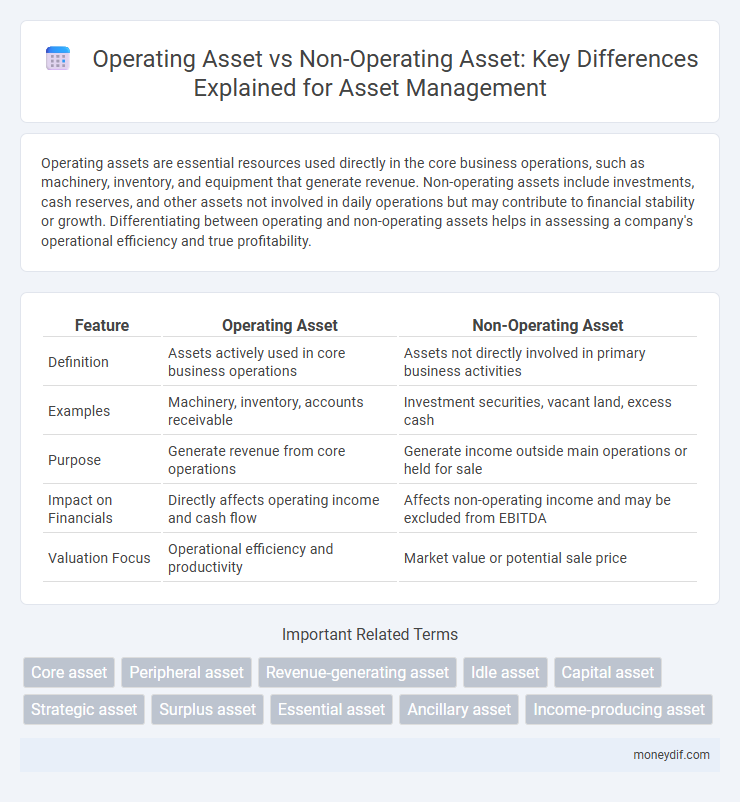 Operating Asset vs Non-Operating Asset: Key Differences Explained for Asset Management