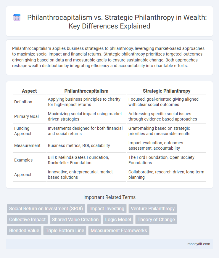 Philanthrocapitalism vs. Strategic Philanthropy in Wealth: Key Differences Explained