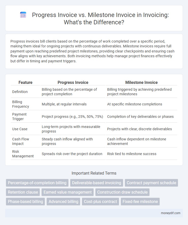 Progress Invoice vs. Milestone Invoice in Invoicing: What's the Difference?