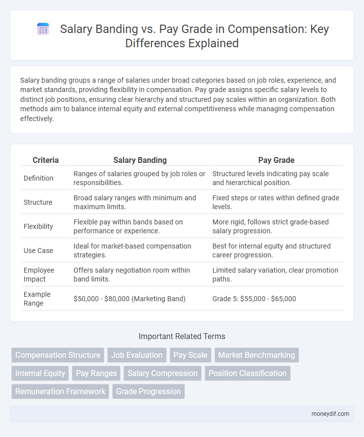 Salary Banding vs. Pay Grade in Compensation: Key Differences Explained