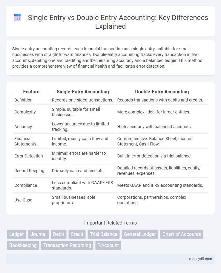 Single-Entry vs Double-Entry Accounting: Key Differences Explained