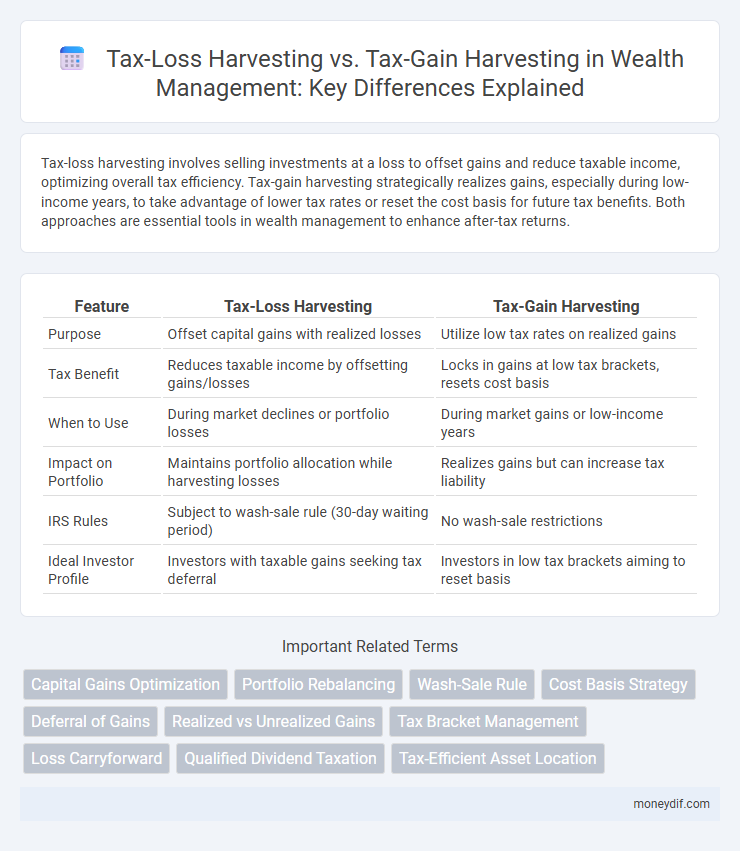 Tax-Loss Harvesting vs. Tax-Gain Harvesting in Wealth Management: Key Differences Explained