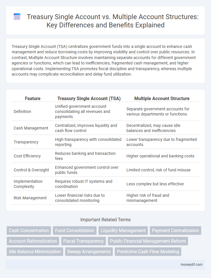 Treasury Single Account vs. Multiple Account Structures: Key Differences and Benefits Explained