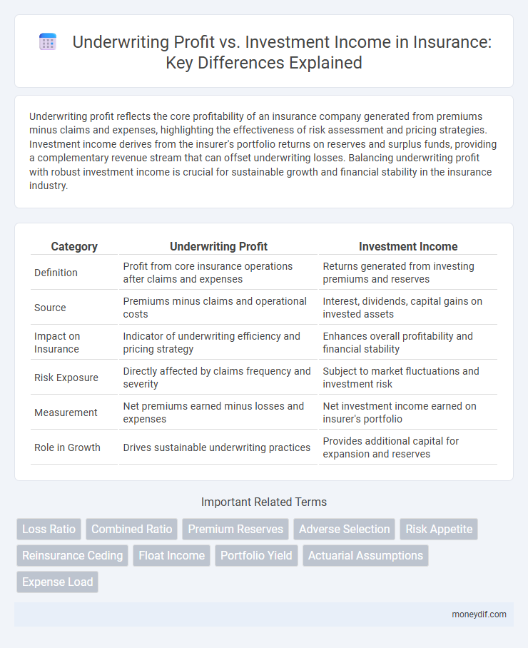 Underwriting Profit vs. Investment Income in Insurance: Key Differences Explained