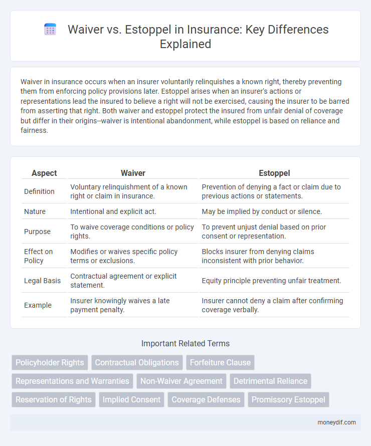 Waiver vs. Estoppel in Insurance: Key Differences Explained