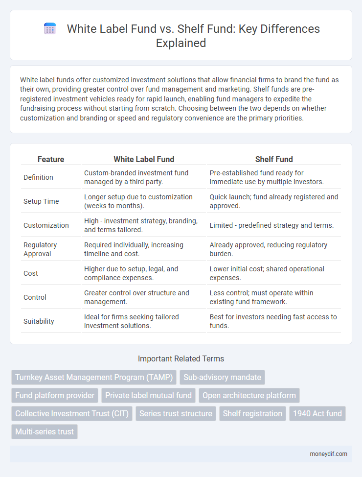 White Label Fund vs. Shelf Fund: Key Differences Explained