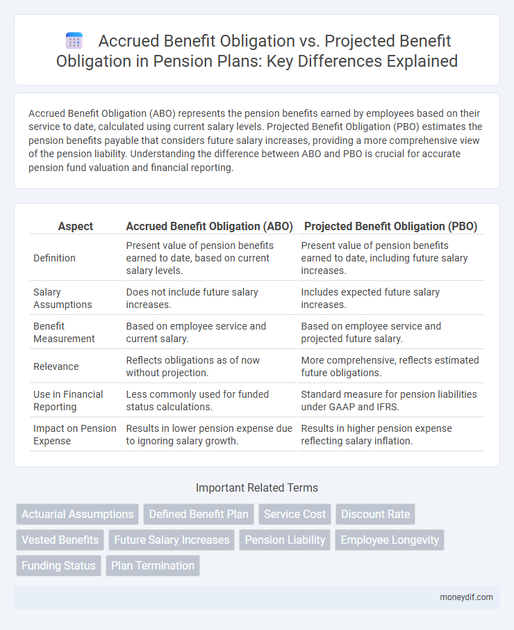 Accrued Benefit Obligation vs. Projected Benefit Obligation in Pension Plans: Key Differences Explained
