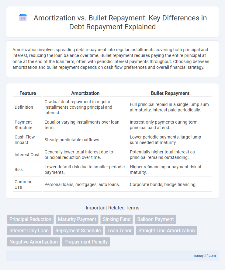 Amortization vs. Bullet Repayment: Key Differences in Debt Repayment Explained