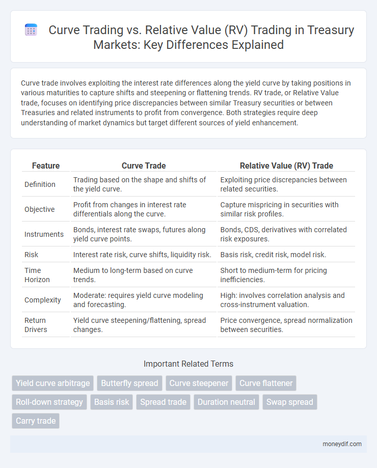 Curve Trading vs. Relative Value (RV) Trading in Treasury Markets: Key Differences Explained