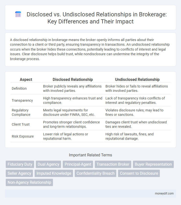 Disclosed vs. Undisclosed Relationships in Brokerage: Key Differences and Their Impact