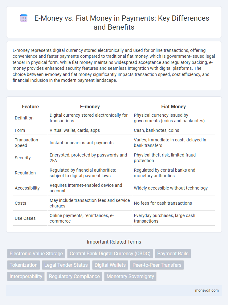 E-Money vs. Fiat Money in Payments: Key Differences and Benefits