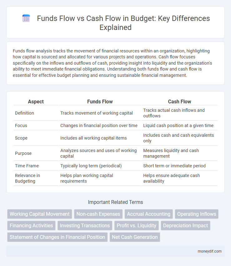 Funds Flow vs Cash Flow in Budget: Key Differences Explained