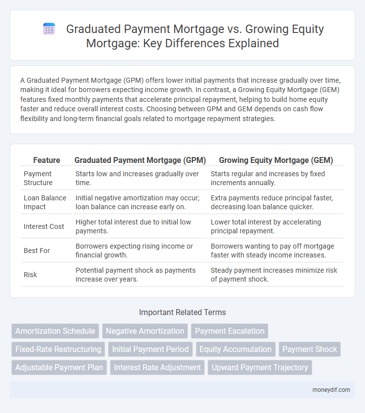 Graduated Payment Mortgage vs. Growing Equity Mortgage: Key Differences Explained