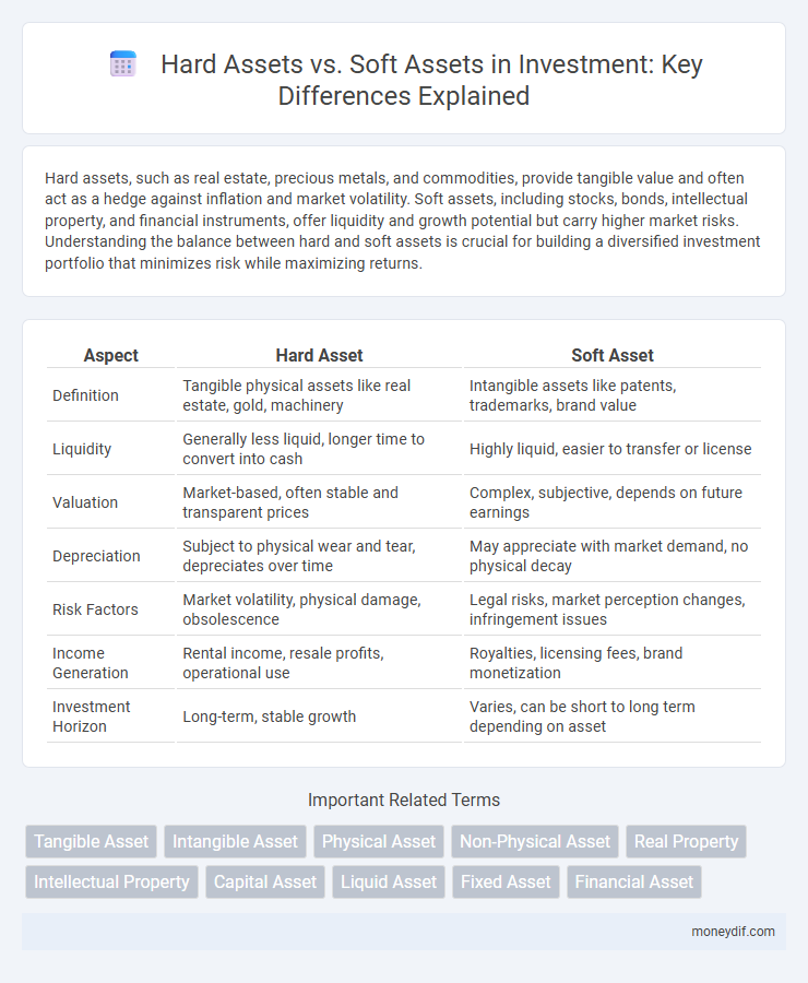 Hard Assets vs. Soft Assets in Investment: Key Differences Explained