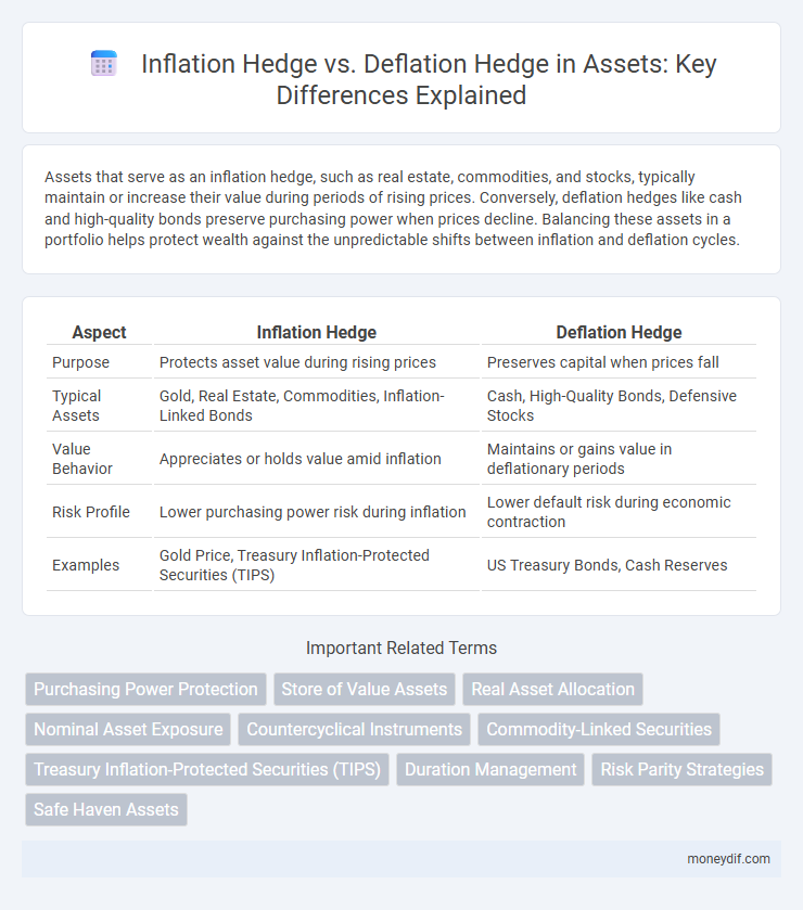Inflation Hedge vs. Deflation Hedge in Assets: Key Differences Explained