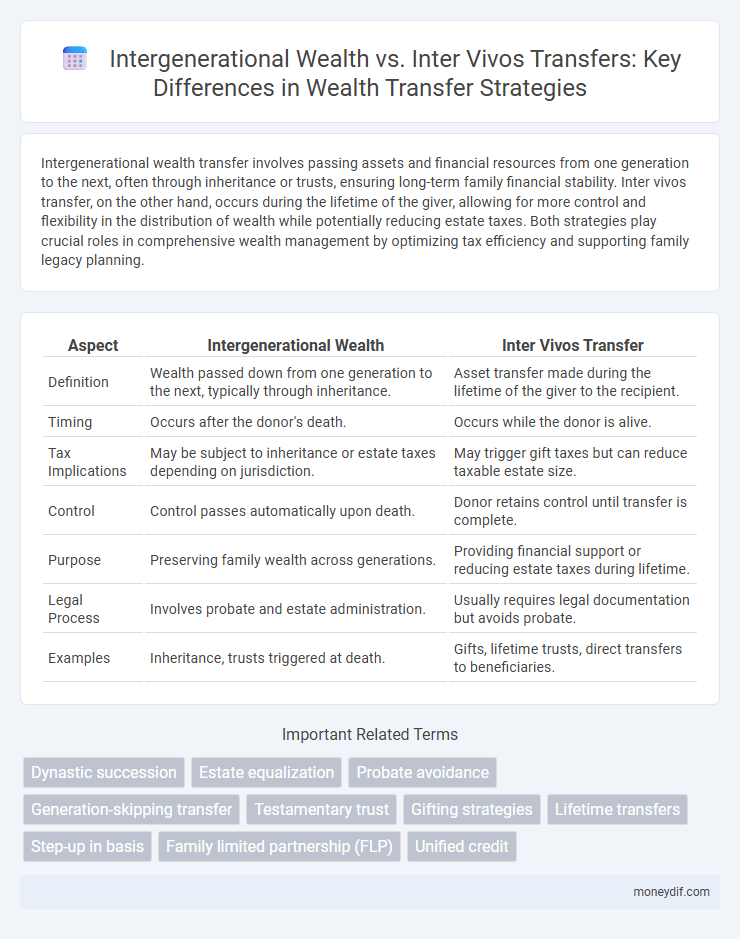 Intergenerational Wealth vs. Inter Vivos Transfers: Key Differences in Wealth Transfer Strategies