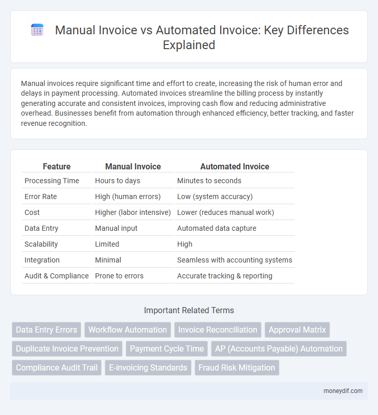 Manual Invoice vs Automated Invoice: Key Differences Explained