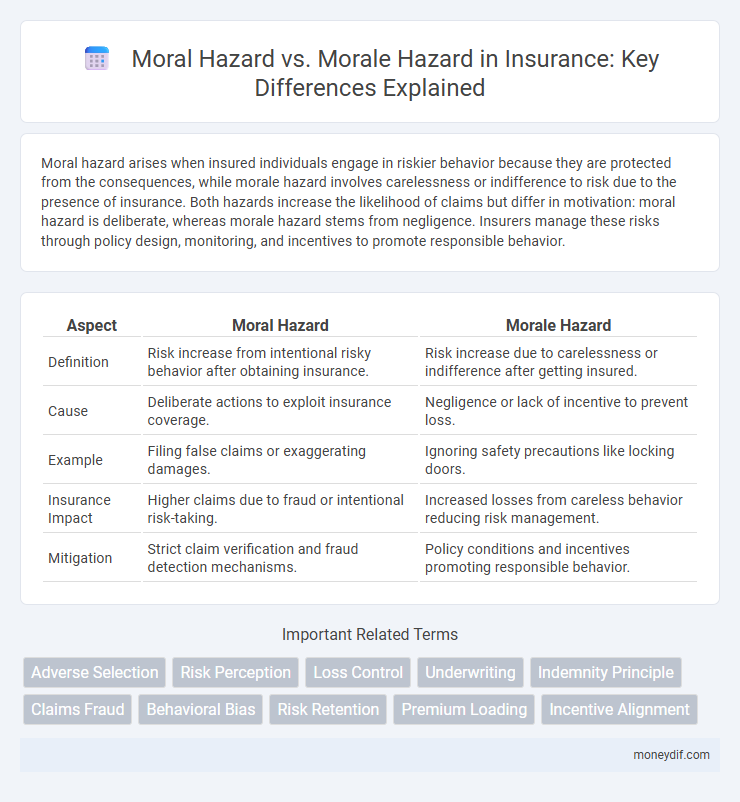 Moral Hazard vs. Morale Hazard in Insurance: Key Differences Explained