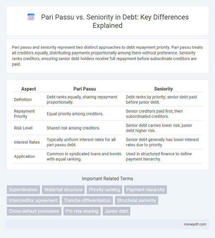 Pari Passu vs. Seniority in Debt: Key Differences Explained