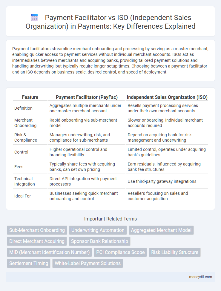 Payment Facilitator vs ISO (Independent Sales Organization) in Payments: Key Differences Explained
