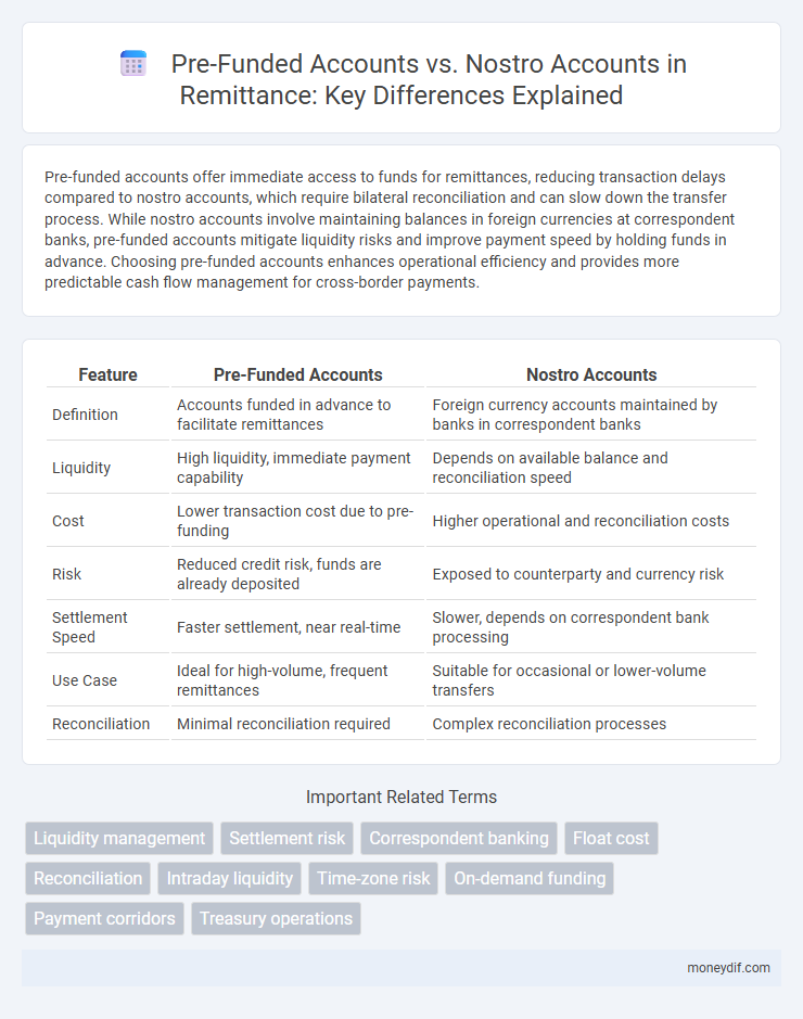 Pre-Funded Accounts vs. Nostro Accounts in Remittance: Key Differences Explained