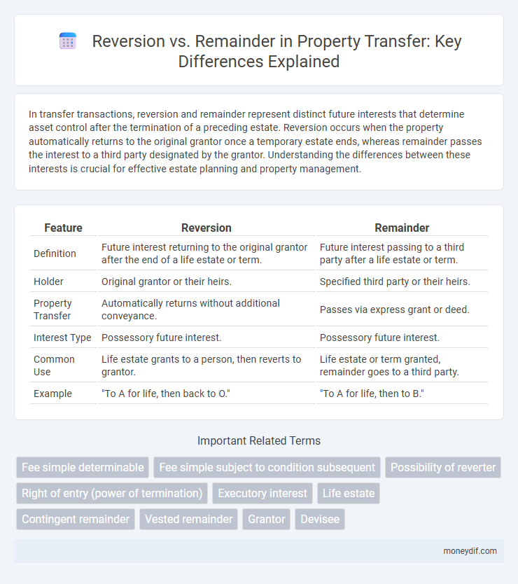 Reversion vs. Remainder in Property Transfer: Key Differences Explained
