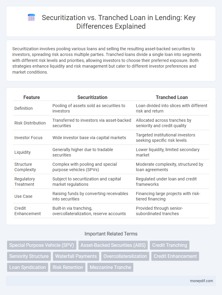 Securitization vs. Tranched Loan in Lending: Key Differences Explained