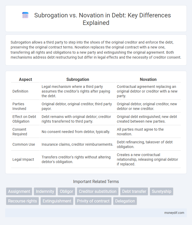 Subrogation vs. Novation in Debt: Key Differences Explained