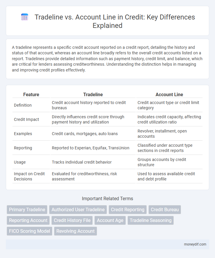 Tradeline vs. Account Line in Credit: Key Differences Explained