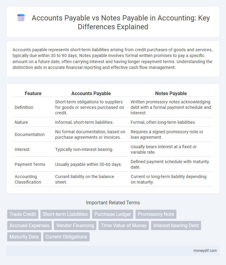 Accounts Payable vs Notes Payable in Accounting: Key Differences Explained