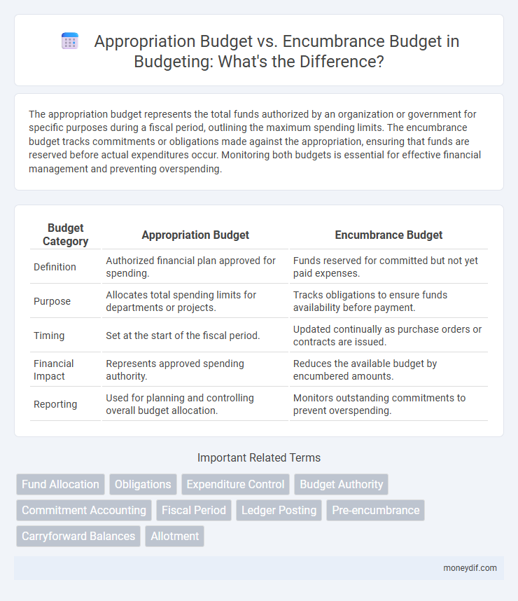 Appropriation Budget vs. Encumbrance Budget in Budgeting: What's the Difference?