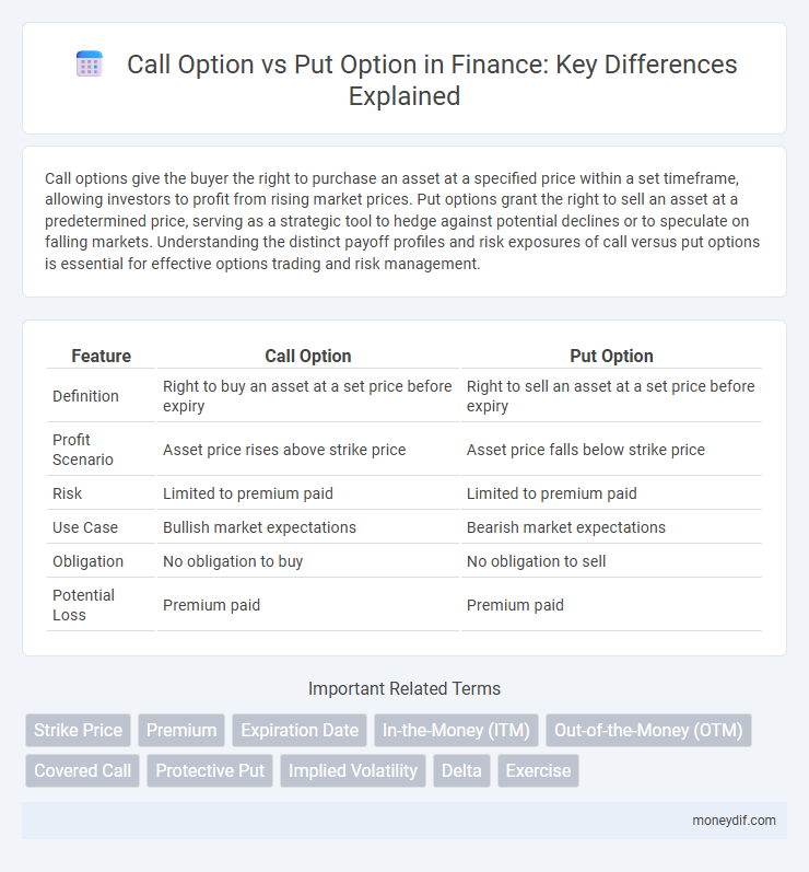 Call Option vs Put Option in Finance: Key Differences Explained