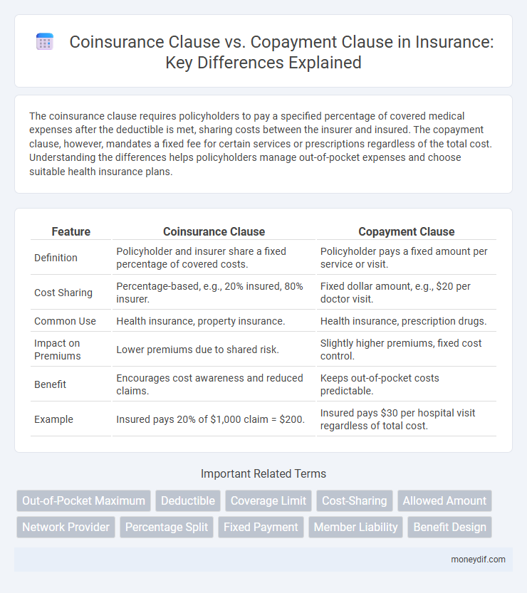 Coinsurance Clause vs. Copayment Clause in Insurance: Key Differences Explained