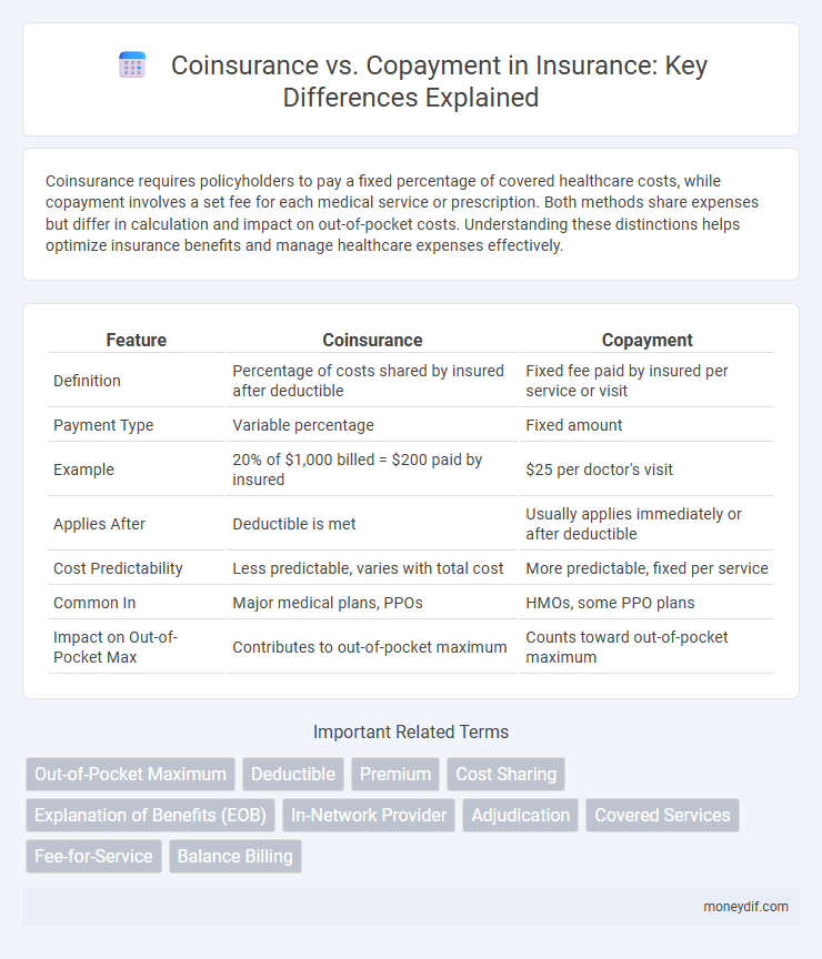 Coinsurance vs. Copayment in Insurance: Key Differences Explained