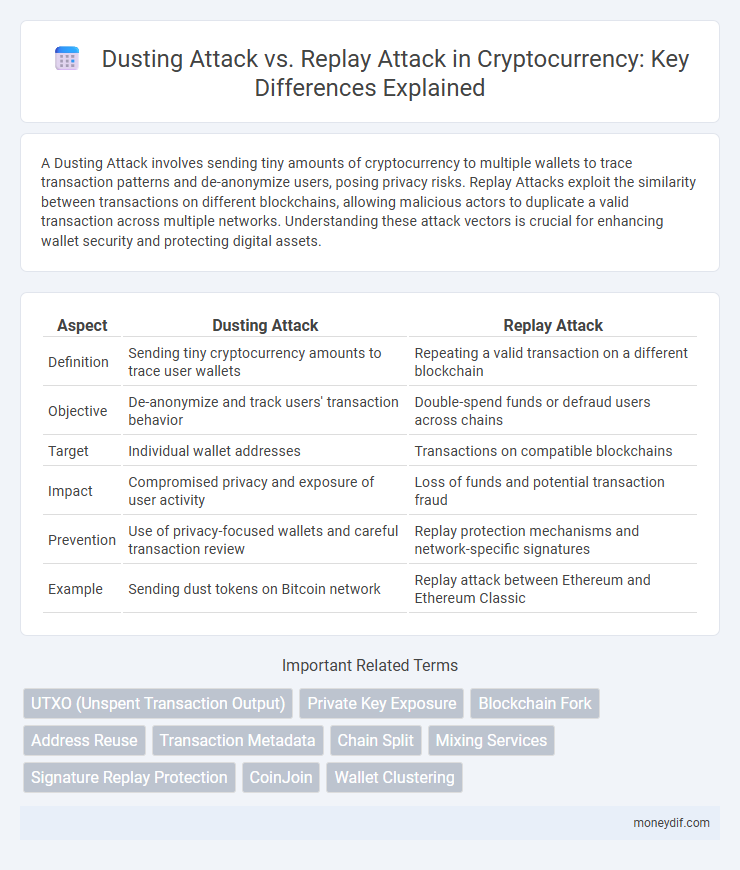 Dusting Attack vs. Replay Attack in Cryptocurrency: Key Differences Explained