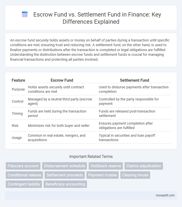 Escrow Fund vs. Settlement Fund in Finance: Key Differences Explained