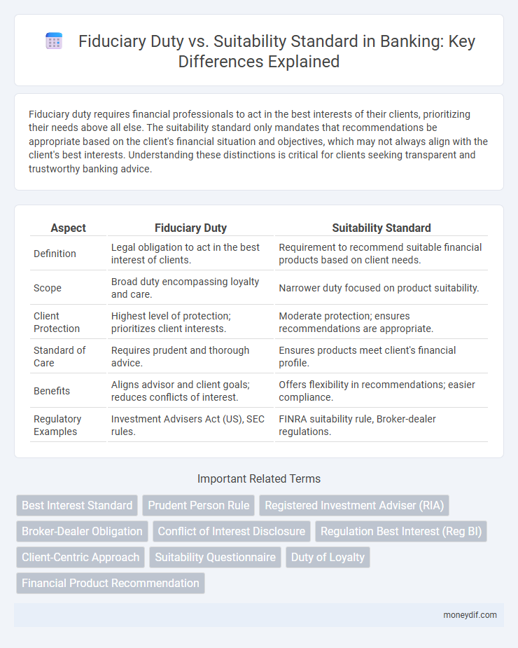 Fiduciary Duty vs. Suitability Standard in Banking: Key Differences Explained