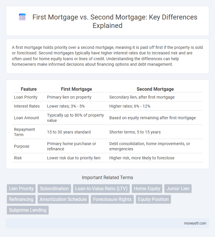 First Mortgage vs. Second Mortgage: Key Differences Explained