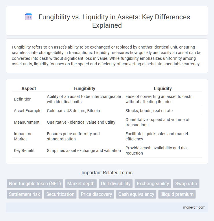 Fungibility vs. Liquidity in Assets: Key Differences Explained