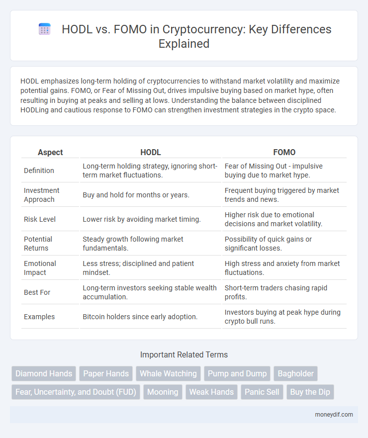 HODL vs. FOMO in Cryptocurrency: Key Differences Explained